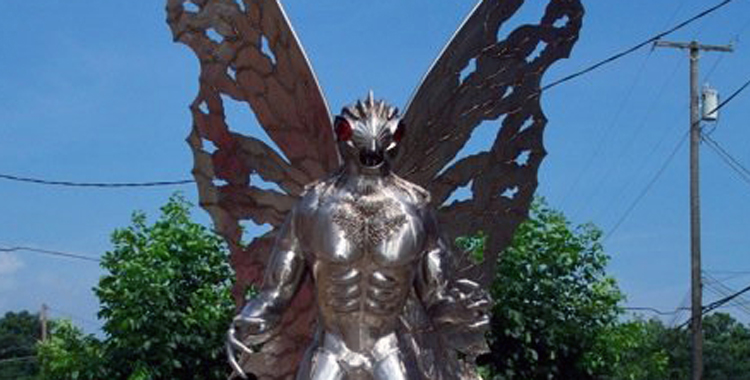 Point Pleasant's mothman is said to have tried to warn townspeople of a looming tragedy. 